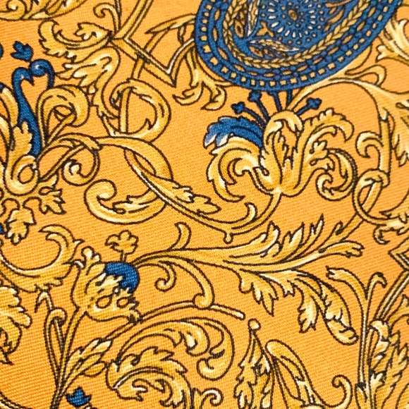 Oscar de la Renta Couture Vintage Neck Tie GUC - Picture 5 of 10